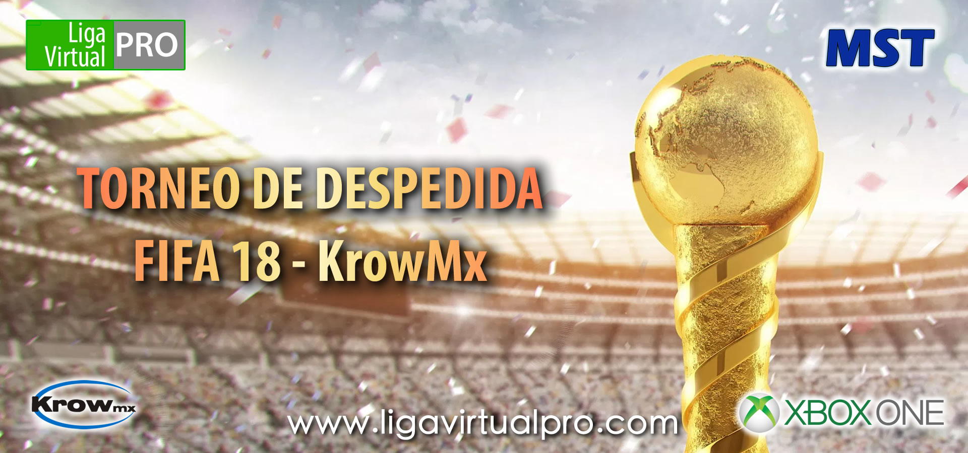 Logo-TORNEO DE DESPEDIDA FIFA 18 - KROWMX